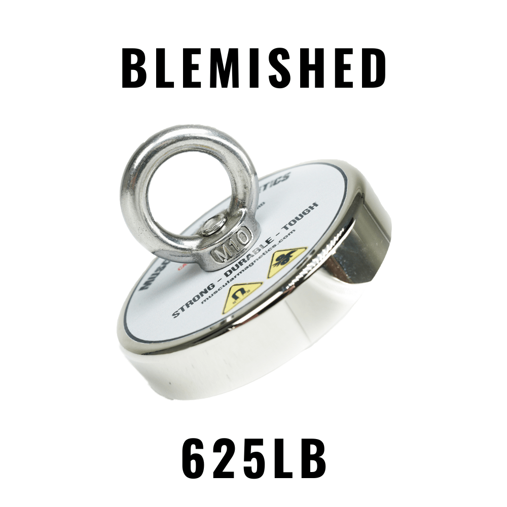 BLEMISHED 283,5 kg SINGLE SIDED FISHING MAGNET